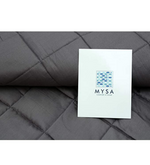 Grey - 100% Cotton Fabric with Premium Glass Beads Weighted Blanket