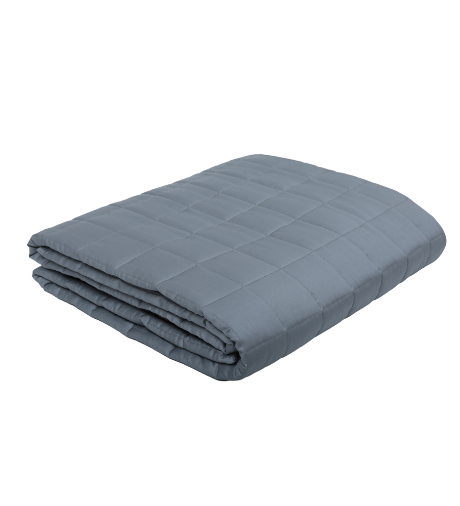 Silver Grey Tencel Weighted Blanket