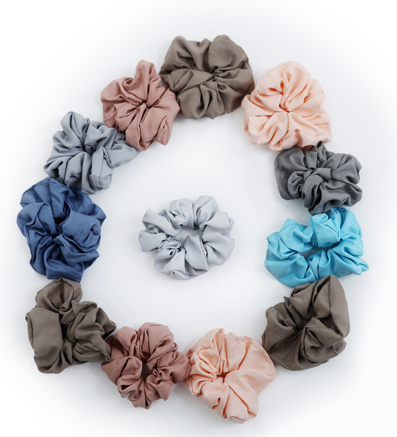 Mysa Sleep Hair Scrunchies for Women | Scrunchies for Girls & Stylish Hair Ties for Women | 12 pack (Assorted)
