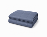 Folded Silver Grey Tencel Weighted Blanket by MysaSleep