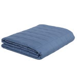 Blue Grey - Cooling Tencel + Cotton weighted blanket for kids 