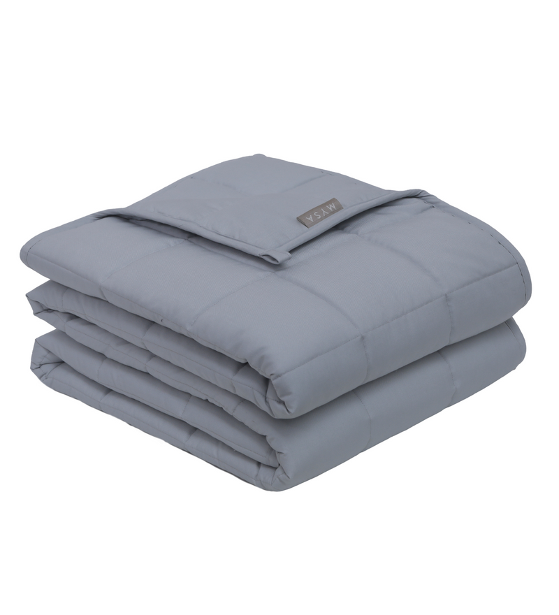 Silver grey Microfiber weighted blanket