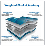 Brown/Beige - Microfiber Reversible Weighted Blanket