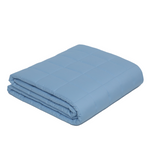 powder blue Cotton weighted blanket