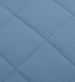 powder blue detailed Cotton weighted blanket